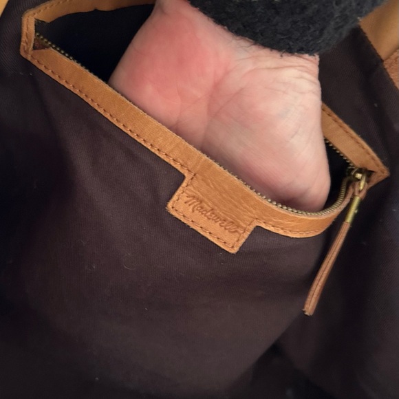 Madewell Woven Leather Tote Bag - Picture 5 of 7